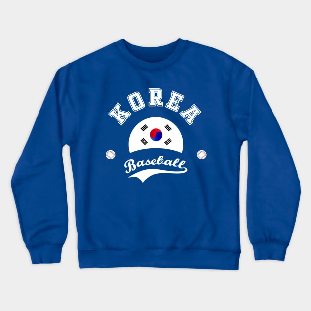 Korea Baseball Team Crewneck Sweatshirt by CulturedVisuals